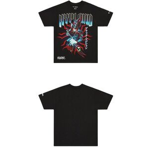 Hypland YUGIOH Dark Magic Dark Magician Tee Yu-Gi T-Shirt Mens Large Black‎ NWOT